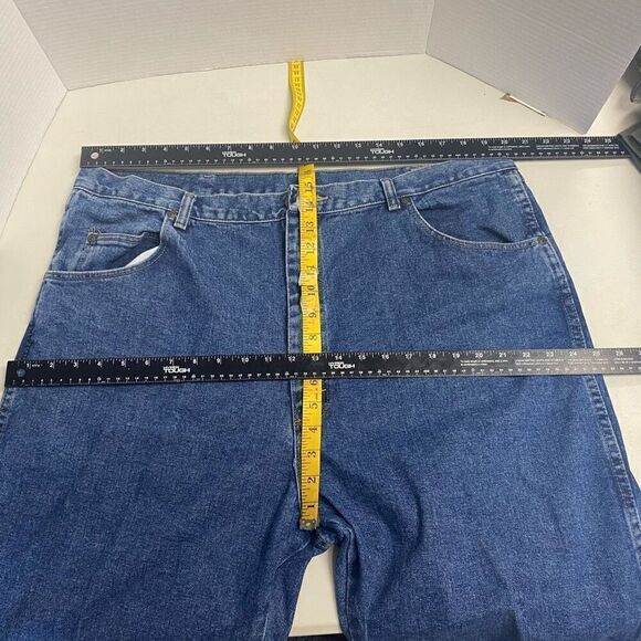 WRANGLER Men’s Jeans Size 42 Blue Inseam 36 Waist measures Smaller - Picture 7 of 7